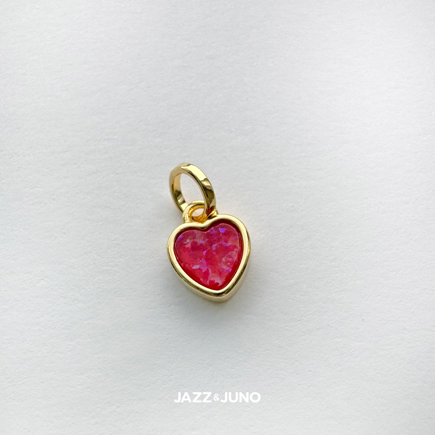 18K gold-filled Little Opal Charm