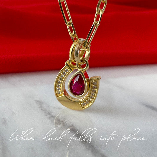 18K gold-filled Lucky Drop Necklace