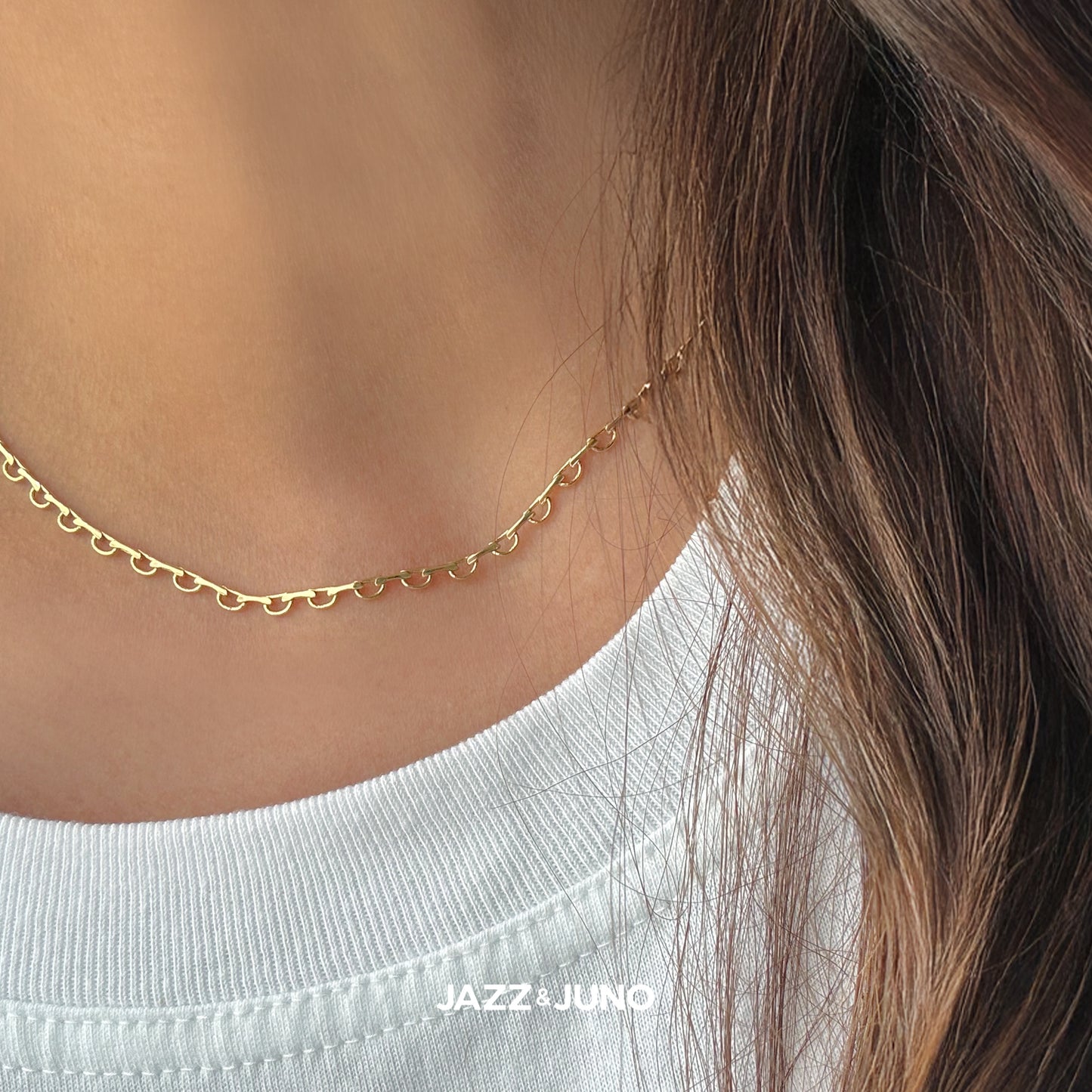 18K gold-filled Aura Lace Choker