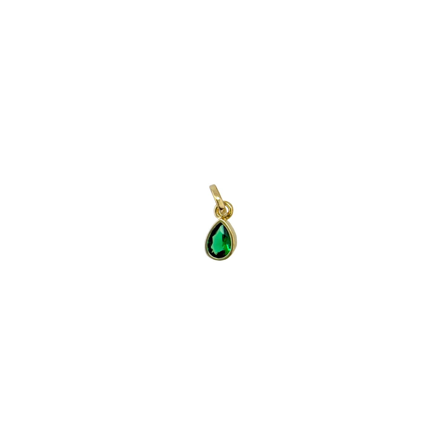 18K gold-filled Sweet Teardrop Birthstone Charms