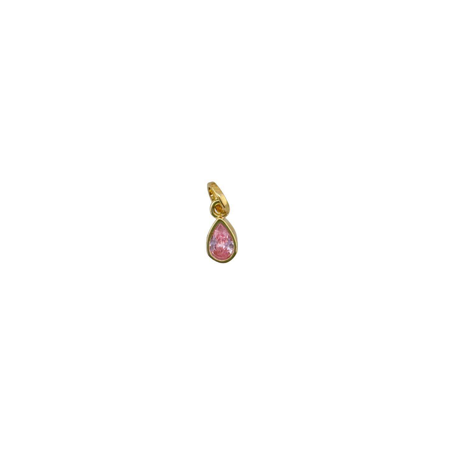 18K gold-filled Sweet Teardrop Birthstone Charms