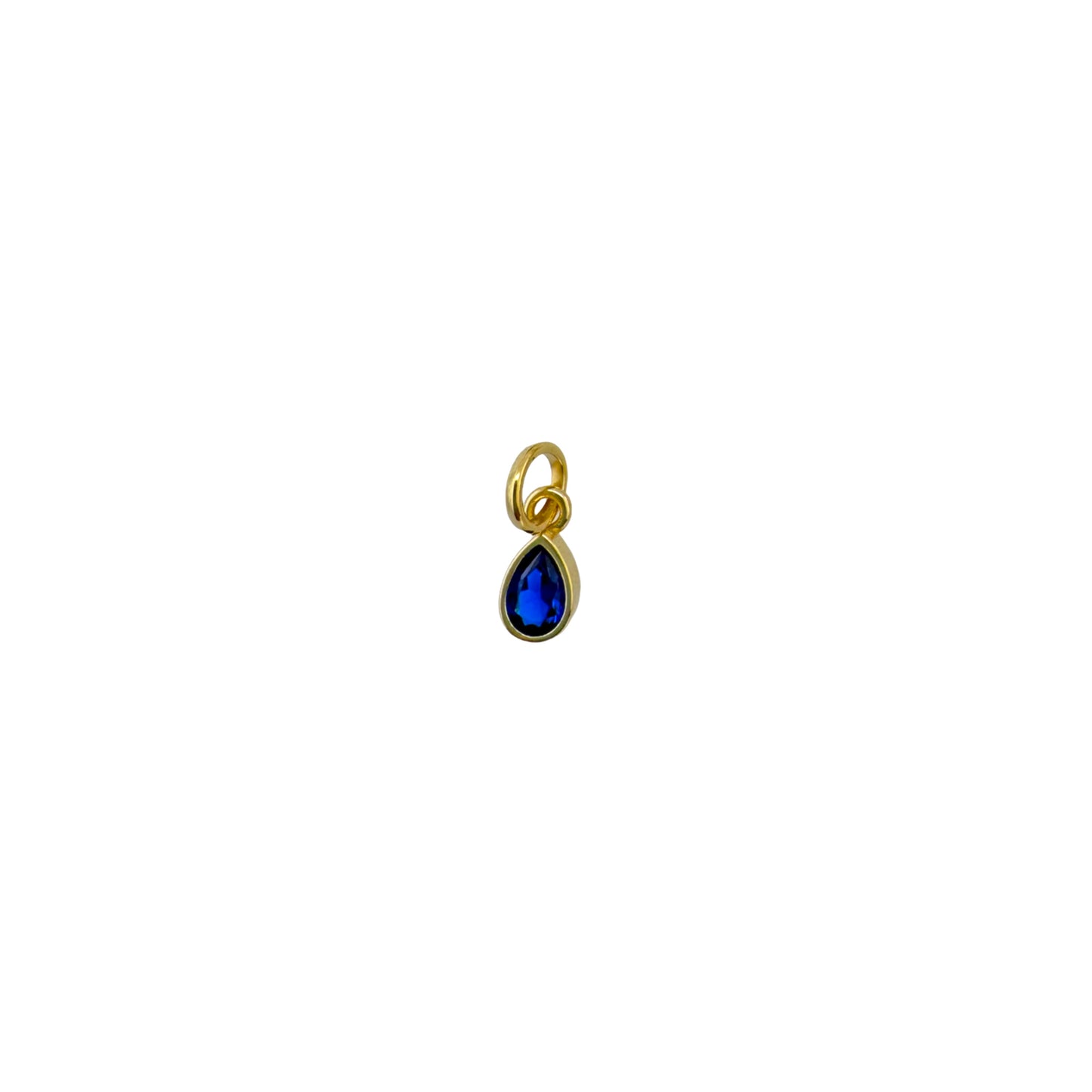 18K gold-filled Sweet Teardrop Birthstone Charms