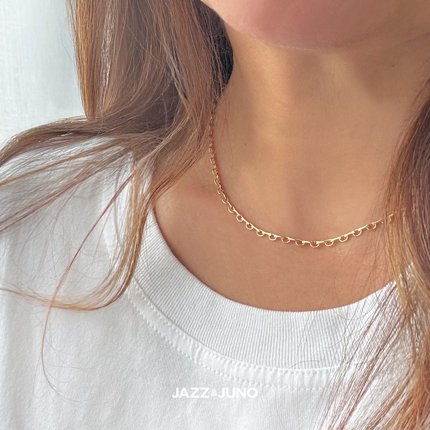 18K gold-filled Aura Lace Choker