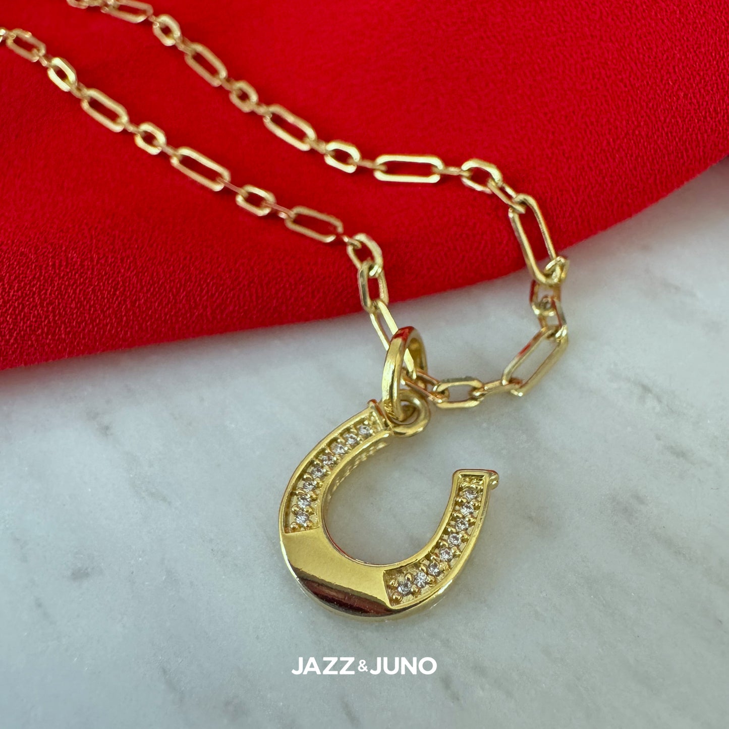 18K gold-filled Lucky Drop Necklace